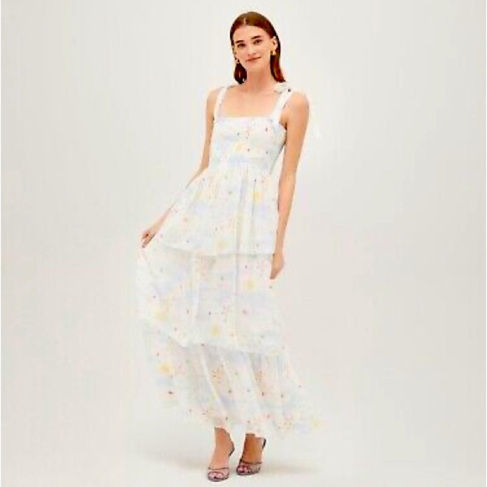 NWT Hill House Elise Nap Dress in Celestial Multi, Small